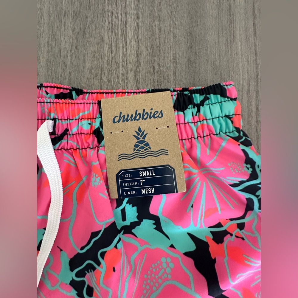 Chubbies Men’s Swim Trunks The Bio Luminiscents - Picture 10 of 13